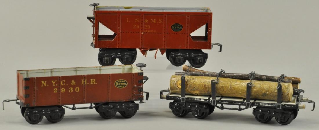 LOT OF THREE MARKLIN HAND PAINTED FREIGHT CARS (1 of 2)