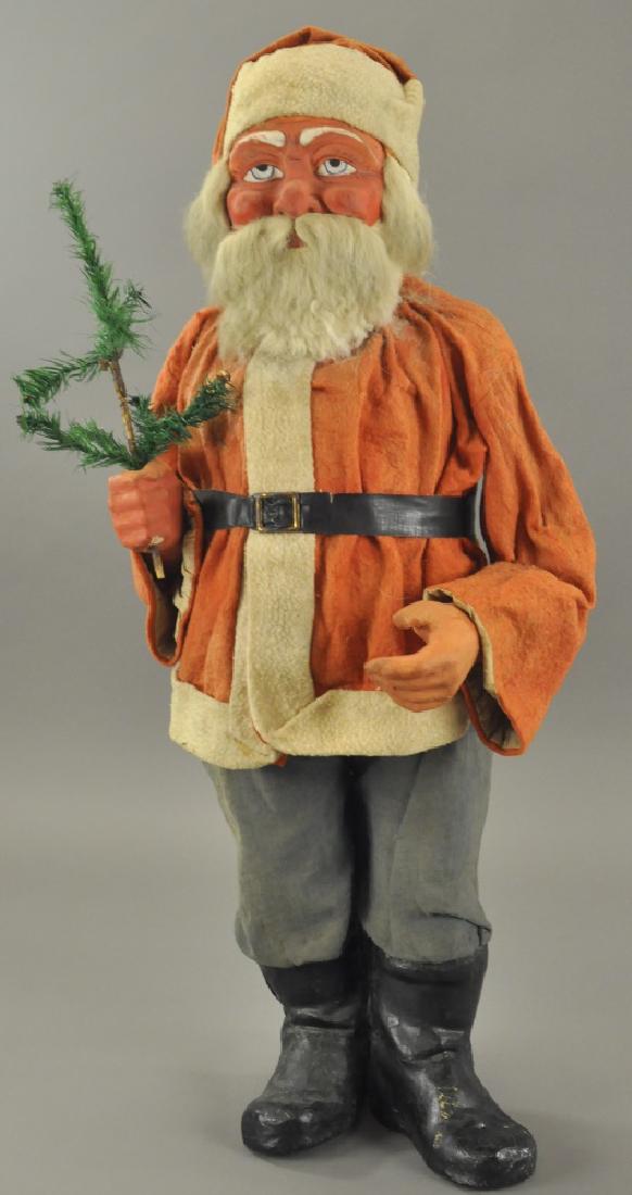 LARGE JOLLY LOOKING WOODCUTTER SANTA (1 of 6)