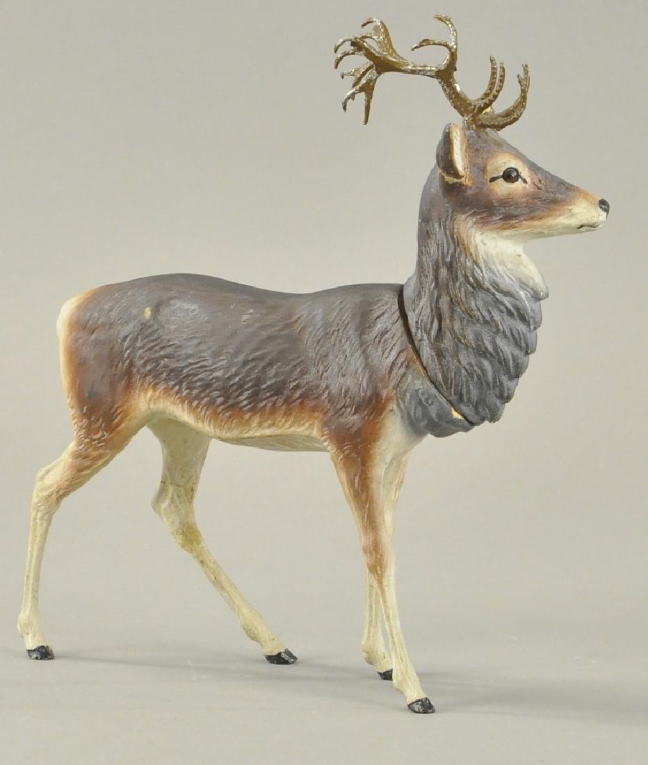 A PRISTINE REINDEER CANDY CONTAINER (1 of 2)