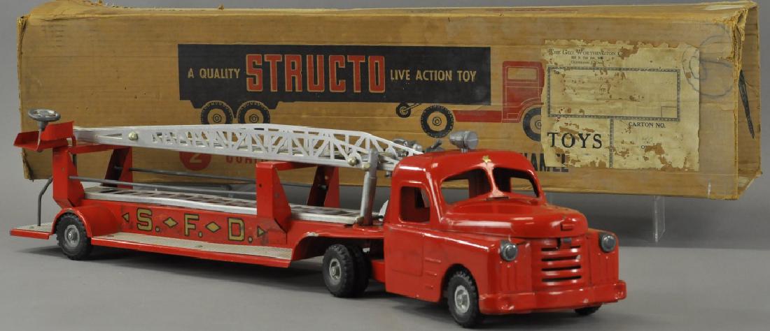 BOXED STRUCTO FIRE LADDER TRUCK (1 of 5)