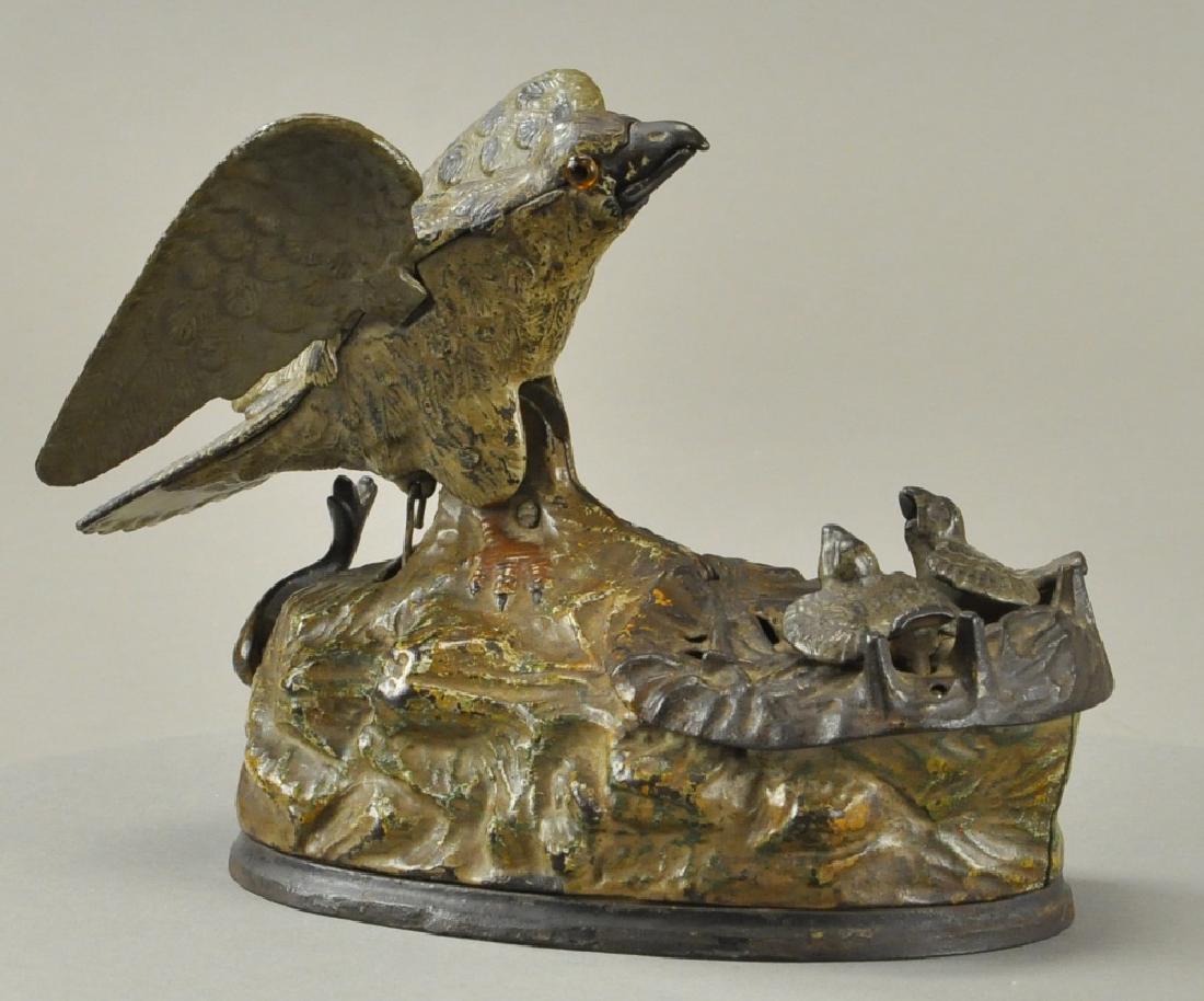 EAGLE & EAGLETTS MECHANICAL BANK (1 of 3)