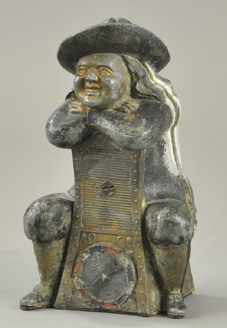 MAN IN CHAIR SEMI-MECHANICAL BANK (1 of 3)