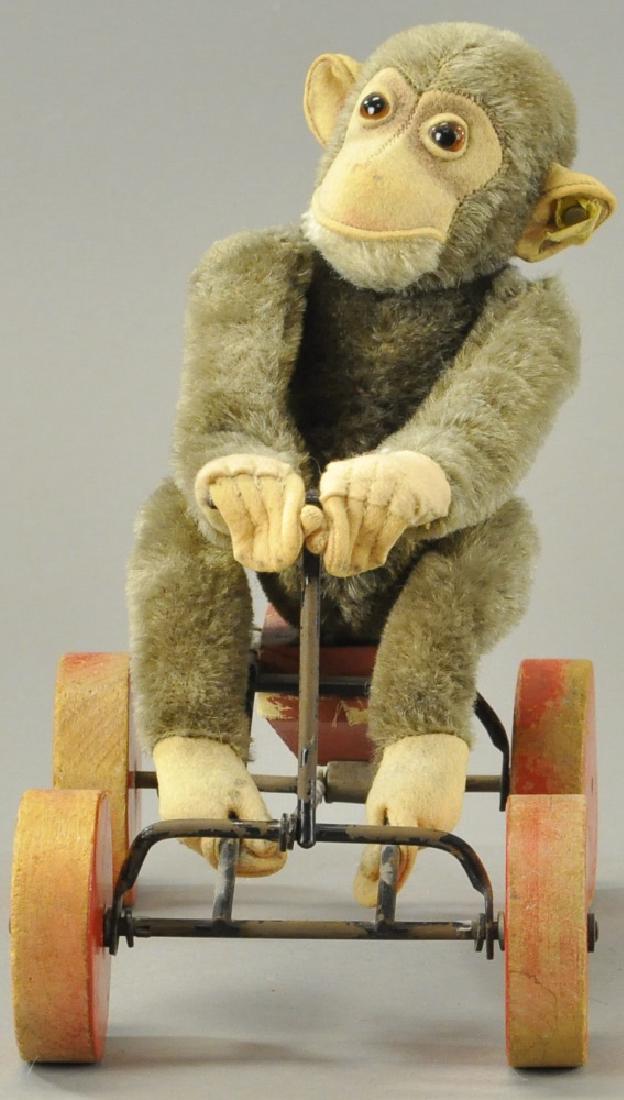 1960 STEIFF MONKEY ON CART (1 of 4)