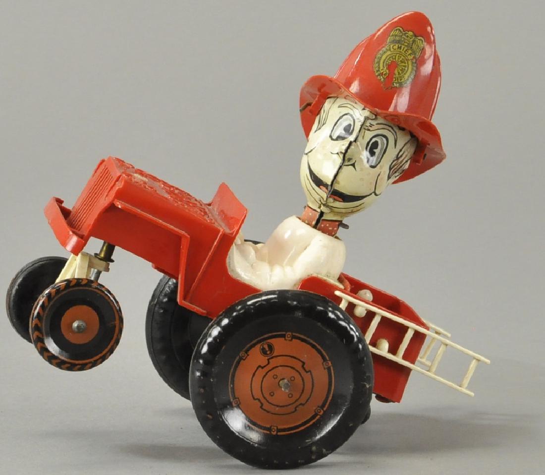 MARX SMOKEY SAM FIREMAN CRAZY CAR (1 of 3)