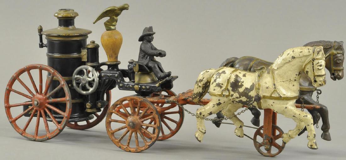 IVES PUMPER WITH TROTTING HORSES (1 of 3)
