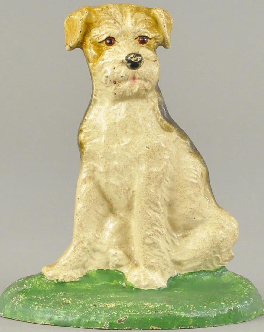 WIRE HAIRED FOX TERRIER DOORSTOP (1 of 2)