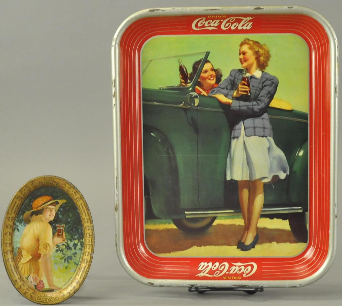 TWO COCA-COLA TRAYS (1 of 1)