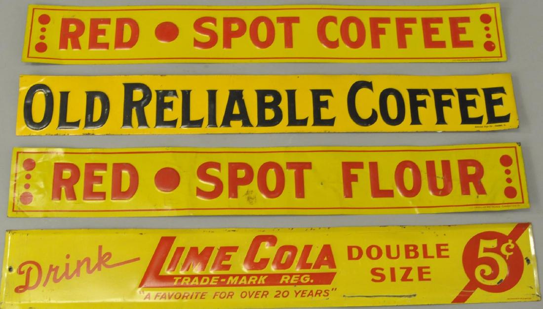 GROUP OF FOUR DOOR PUSH SIGNS (1 of 1)