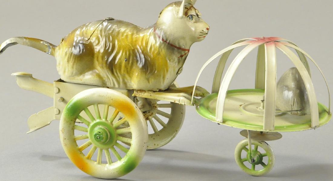 CAT CHASING MOUSE IN CAGE TOY (1 of 3)