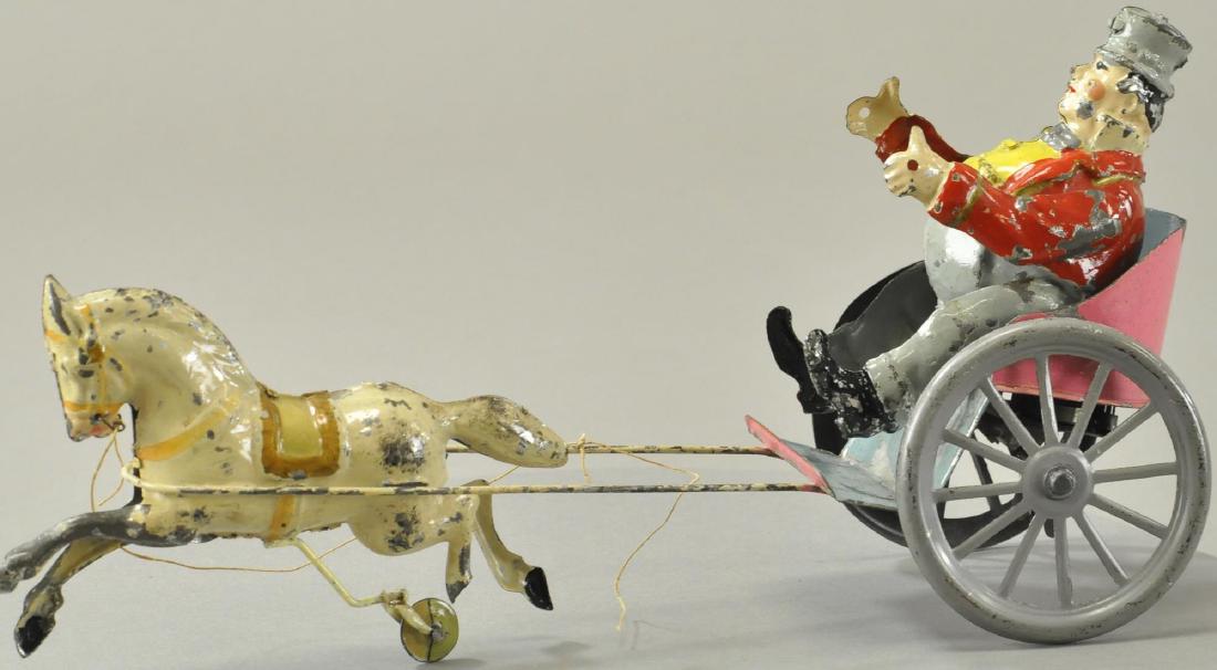 PORTLY MAN IN HORSE CART (1 of 3)