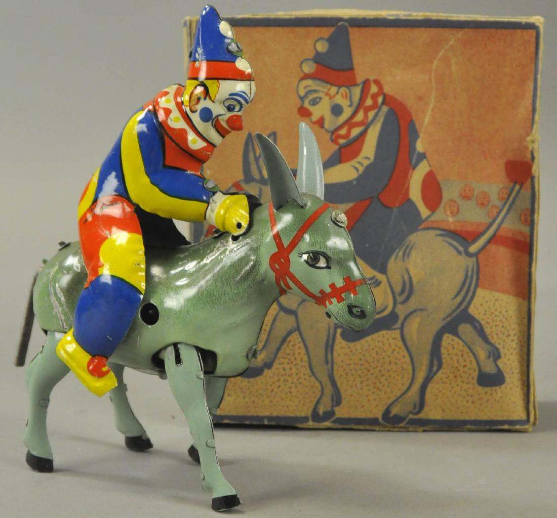 BOXED CLOWN ON DONKEY (1 of 2)