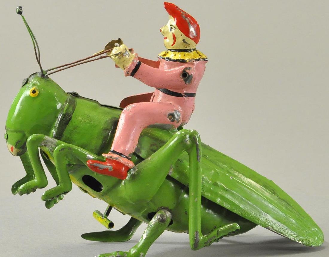 CLOWN RIDING GRASSHOPPER (1 of 3)
