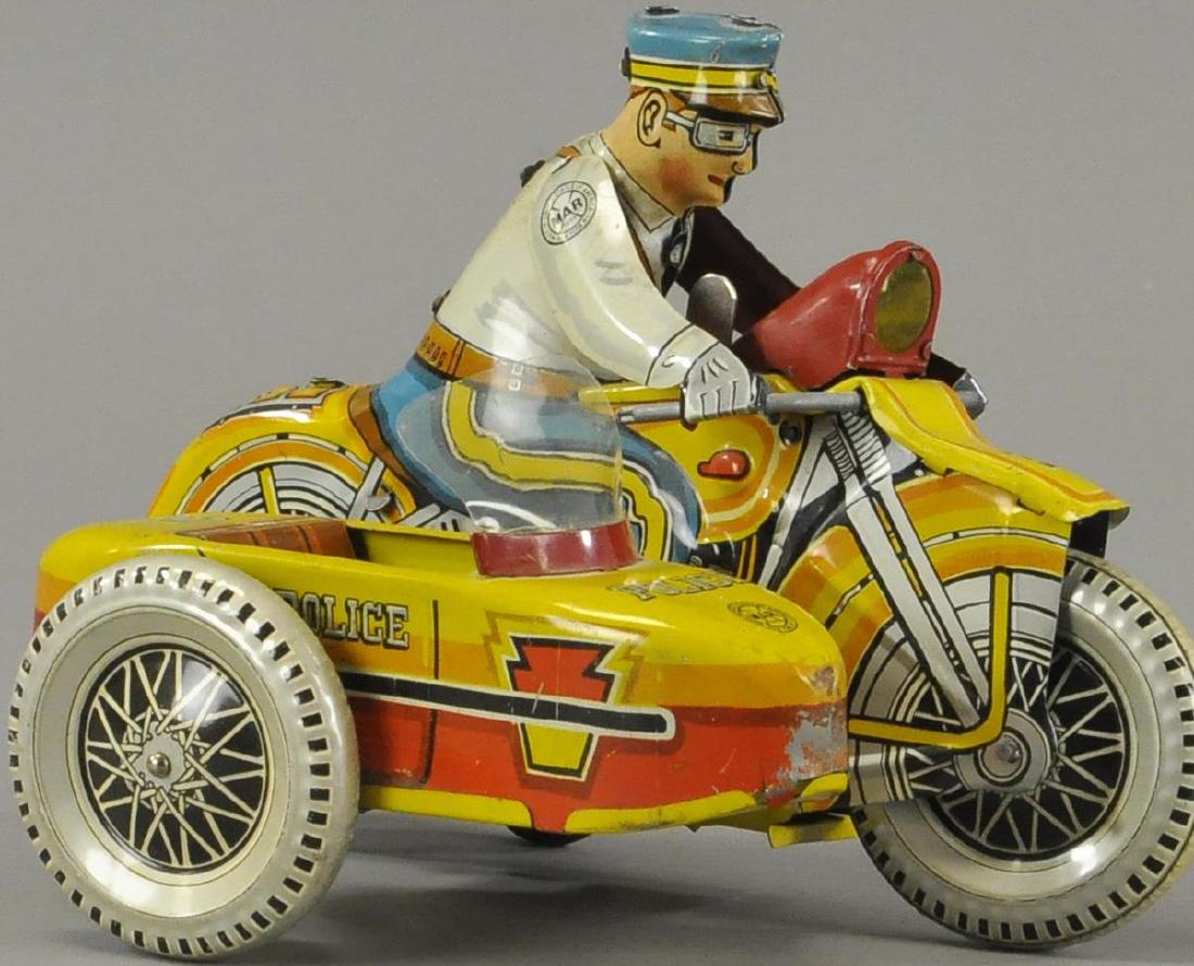 MARX ROOKIE COP WITH SIDECAR (1 of 2)
