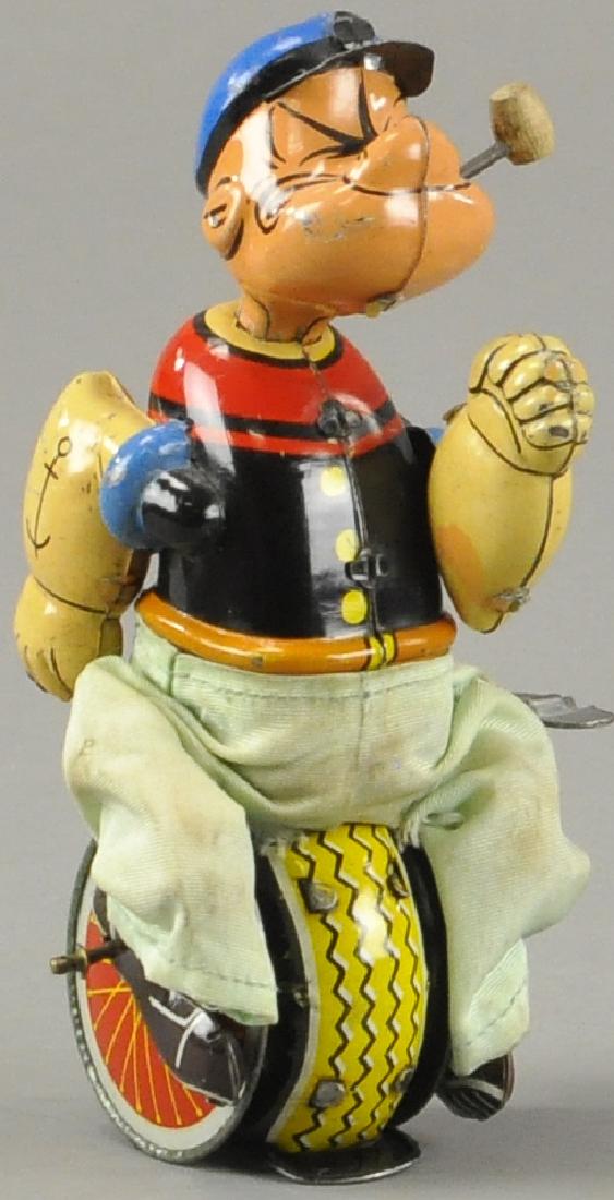 LINEMAR POPEYE WITH PIPE UNICYCLIST (1 of 2)