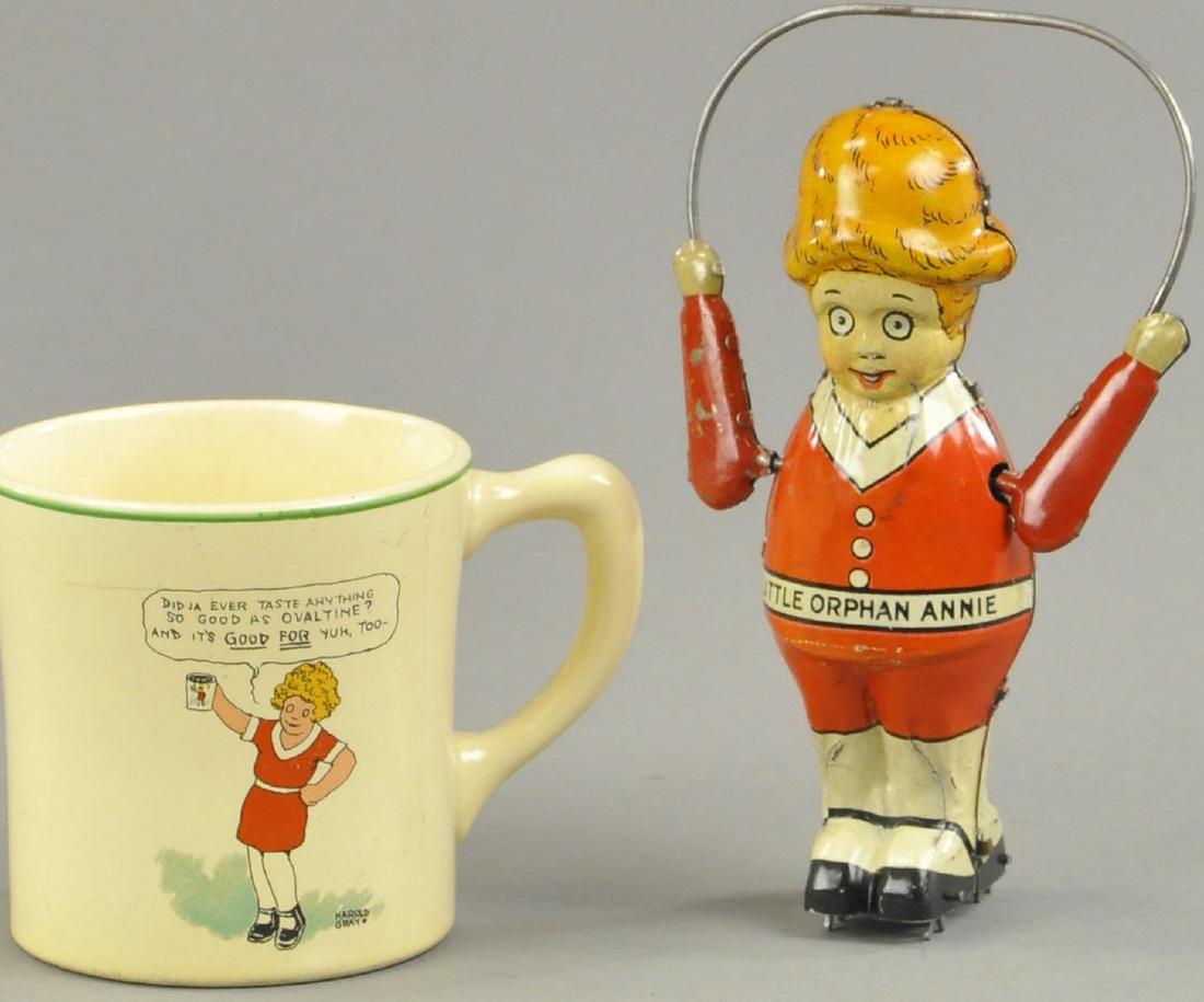 LITTLE ORPHAN ANNIE JUMP ROPE AND CUP (1 of 2)