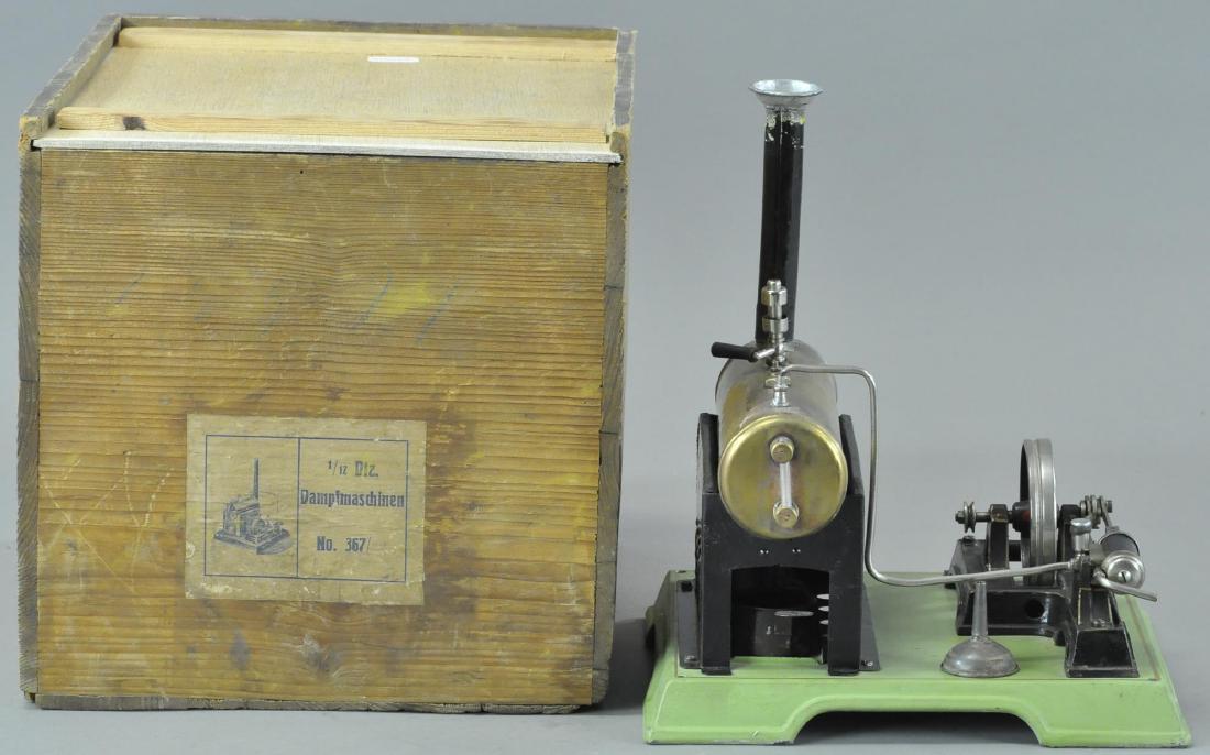 MARKLIN "LEGEND" HORIZONTAL STEAM ENGINE W/BOX (1 of 3)