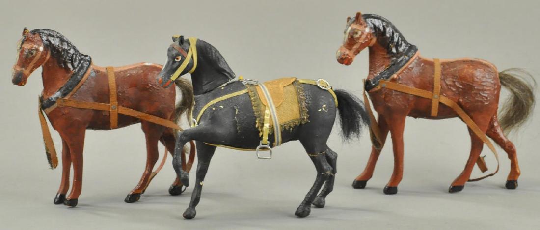 THREE COMPOSITION HORSES (1 of 2)