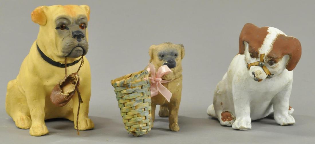 THREE COMPOSITION DOGS (1 of 2)