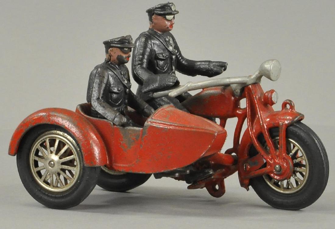 HUBLEY POLICE CYCLE WITH SIDE CAR (1 of 3)