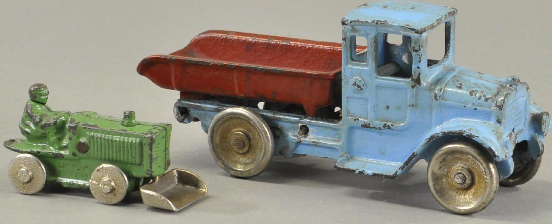 KILGORE DUMP TRUCK AND BABY TRACTOR (1 of 4)