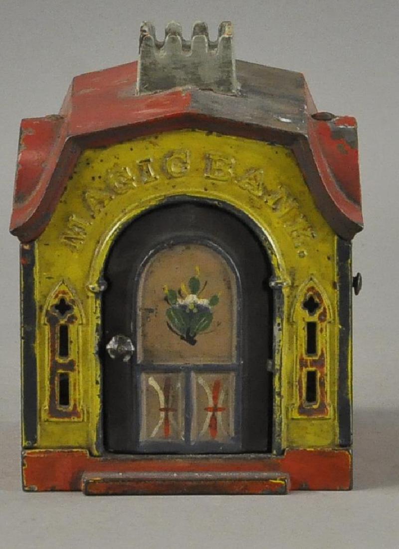 J&E STEVENS MAGIC MECHANICAL BANK (1 of 4)