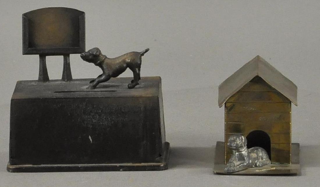 PAIR OF DOG THEMED STILL BANKS (1 of 4)