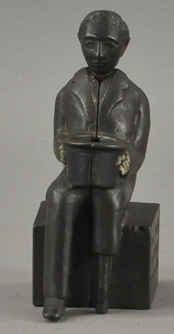 JUDD PEG LEG BEGGAR MECHANICAL BANK (1 of 4)