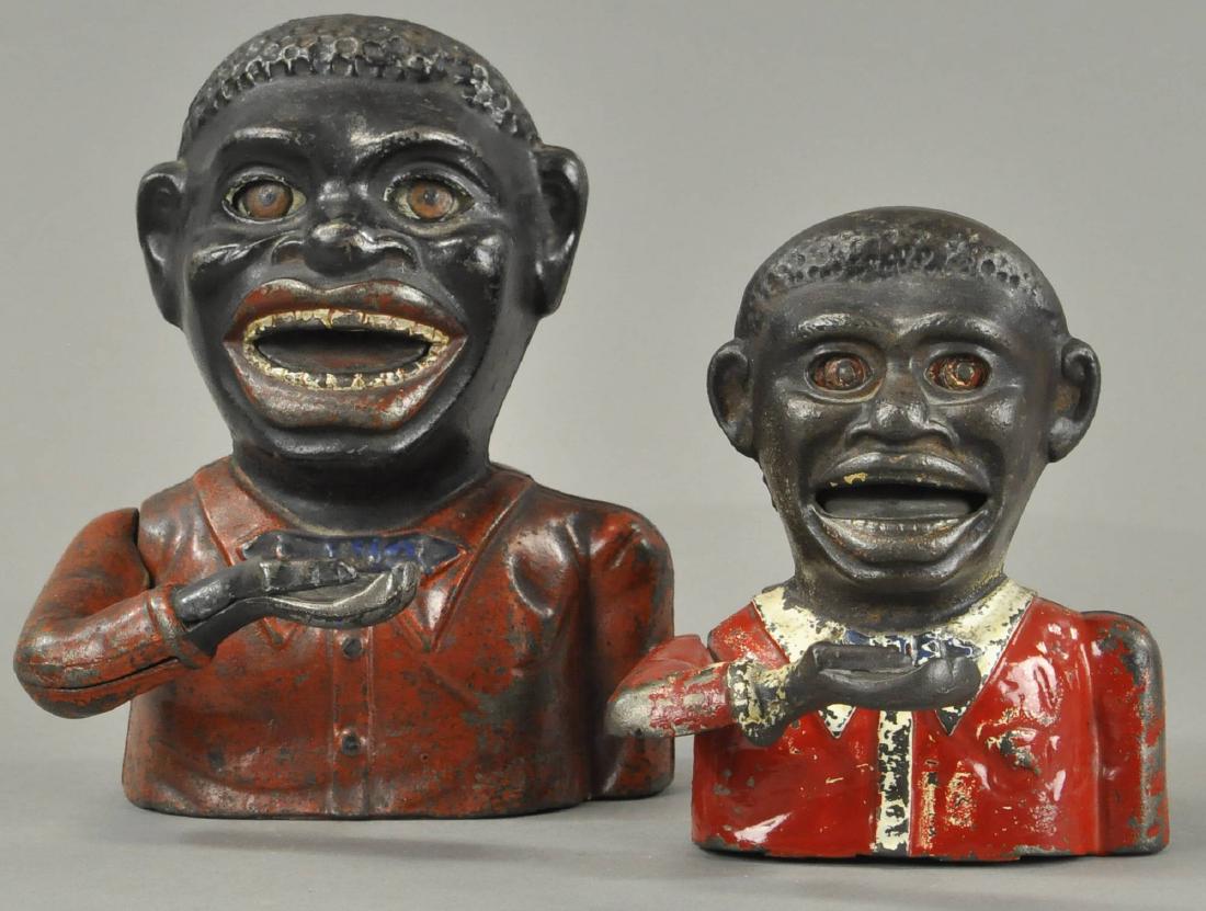 LOT OF TWO JOLLY N MECHANICAL BANK (LARGEST (1 of 5)