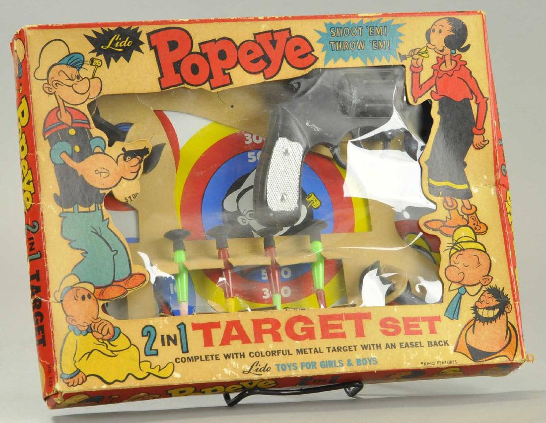 BOXED POPEYE PISTOL TARGET GAME: Bertoia BASICS Online: BOXED POPEYE PISTOL TARGET GAME 12" l.
