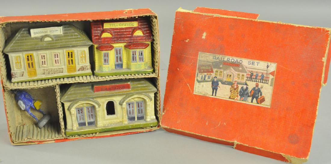 BOXED JAPANESE RR BULDING SET: Bertoia BASICS Online: BOXED JAPANESE RR BULDING SET Box 10 1/2" w.