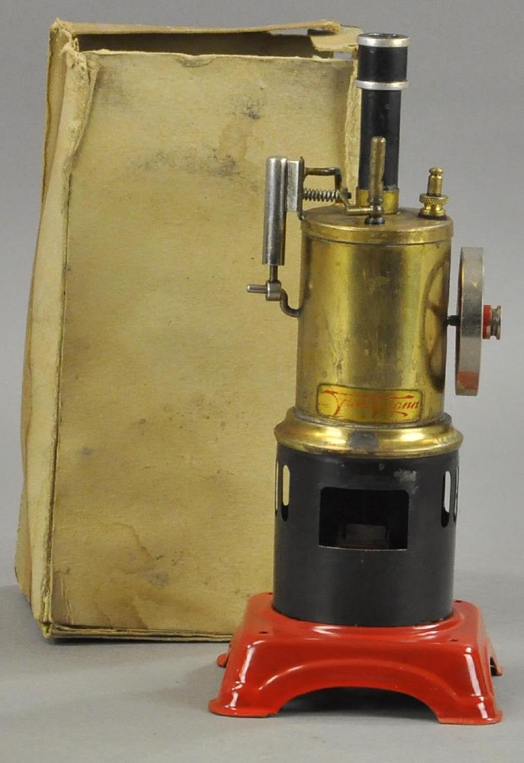 FLEISCHMANN UPRIGHT #105/1 STEAM ENGINE WITH BOX (1 of 3)