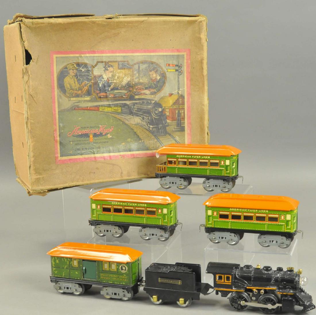 BOXED AMERICAN FLYER LINES ELECTRIC PASSENGER SET (1 of 2)