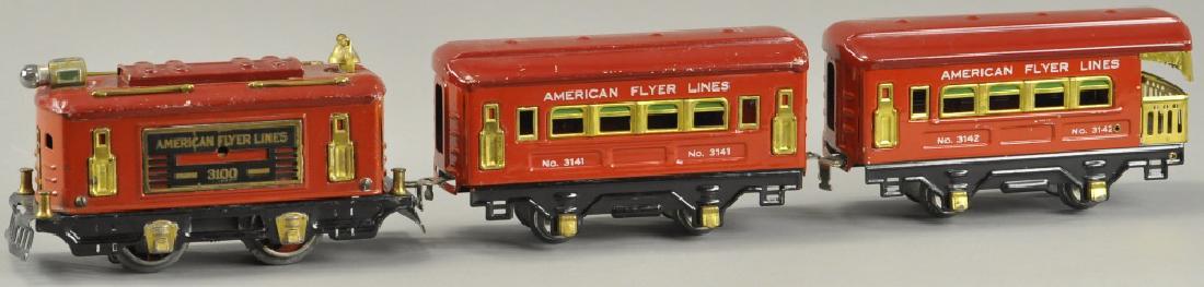 PRE-WAR LITHO AMERICAN FLYER LINES PASSENGER SET (1 of 2)