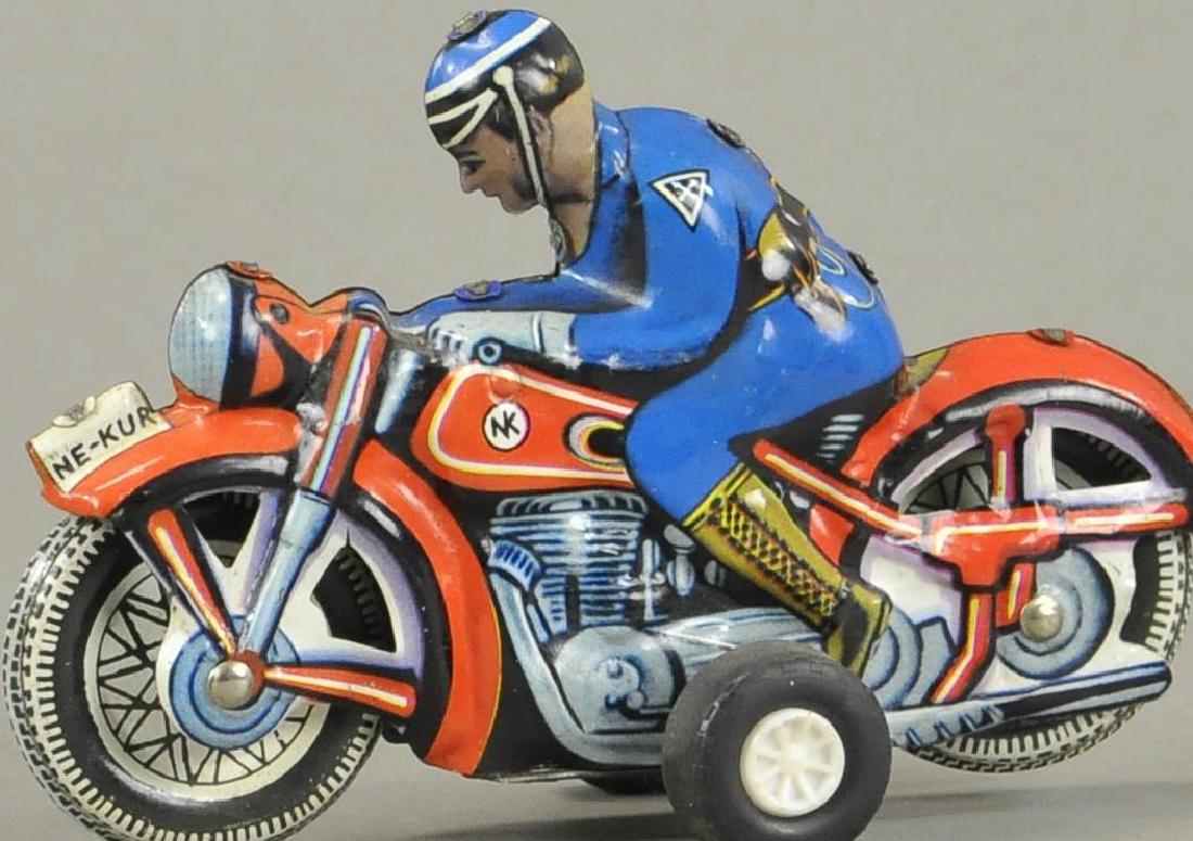 NE-KUR FRICTION DRIVEN MOTORCYCLE: 46. Bertoia BASICS Online: NE-KUR FRICTION DRIVEN MOTORCYCLE 6.5" l. All Original Condition.