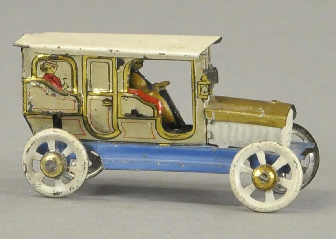 LIMOUSINE WITH DRIVER PENNY TOY: 111. Bertoia BASICS Online: LIMOUSINE WITH DRIVER PENNY TOY 3" l. Missing door.