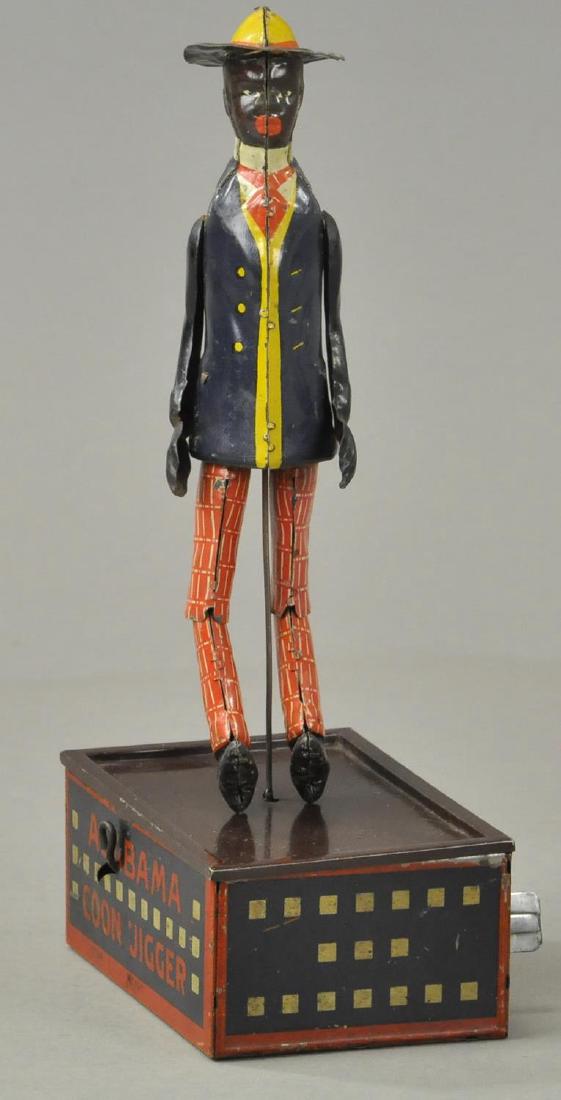 LEHMANN/STRAUSS TOMBO THE COON JIGGER: 176. Bertoia BASICS Online: LEHMANN/STRAUSS TOMBO THE COON JIGGER 10" h. Brim replaced, otherwise All Original Condition.