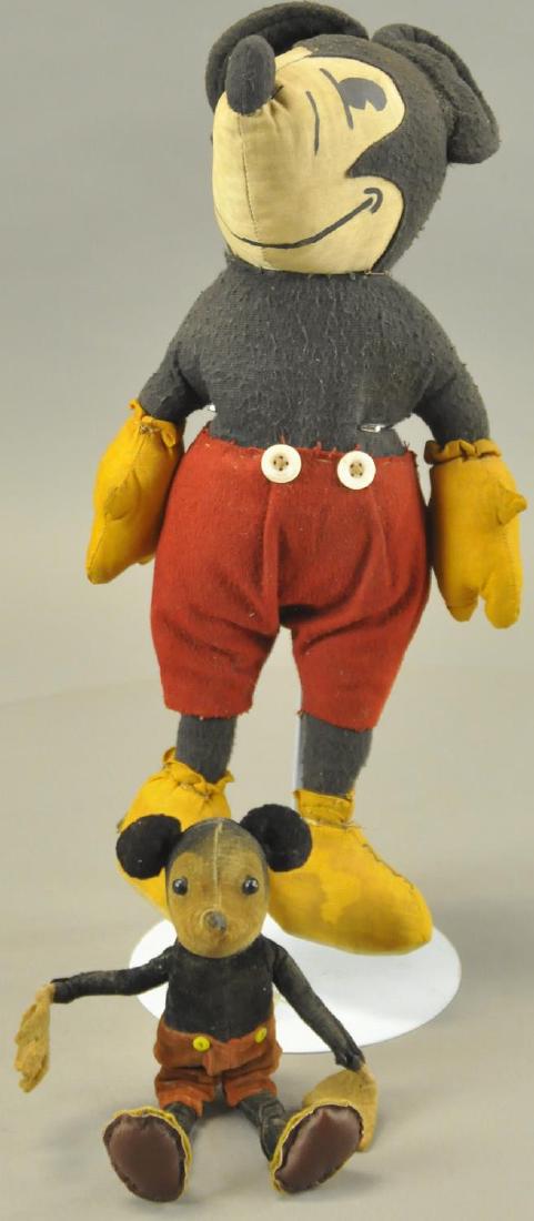 TWO EARLY MICKEY MOUSE FIGURES (1 of 3)