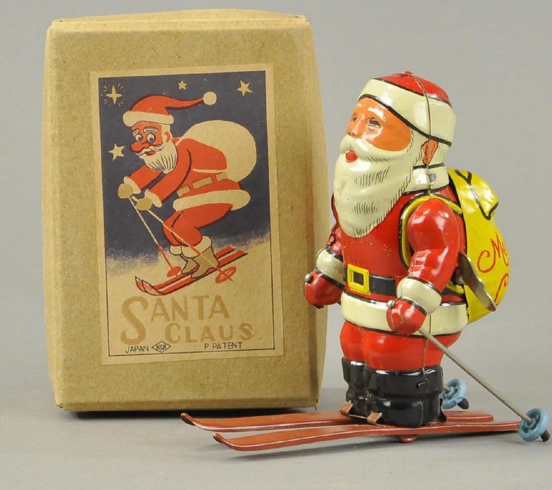 BOXED JAPANESE SANTA CLAUS SKIING (1 of 2)
