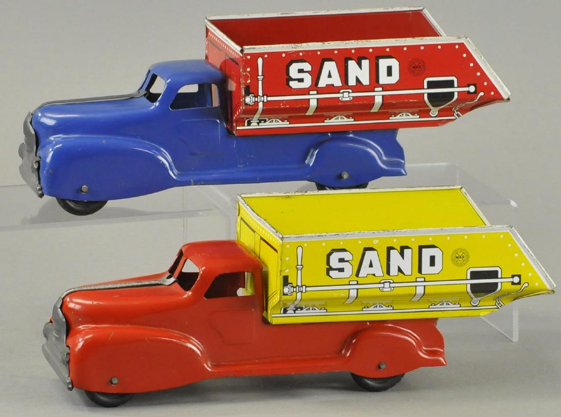 PAIR OF MARX WORK TRUCKS (1 of 4)