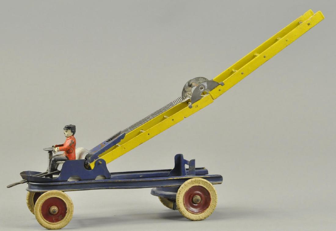 KINGSBURY FIRE LADDER TRUCK: 290. Bertoia BASICS Online: KINGSBURY FIRE LADDER TRUCK 10" l. (All Original Condition)