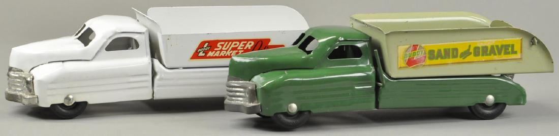 PAIR OF BUDDY L WORK TRUCKS (1 of 2)