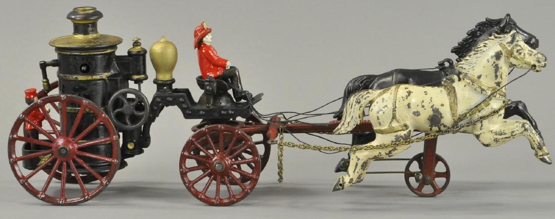 IVES CLOCKWORK PHOENIX PUMPER WAGON (1 of 4)
