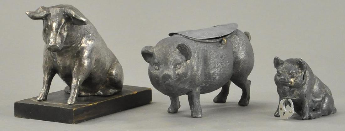 THREE LEAD PIGS STILL BANKS (1 of 3)