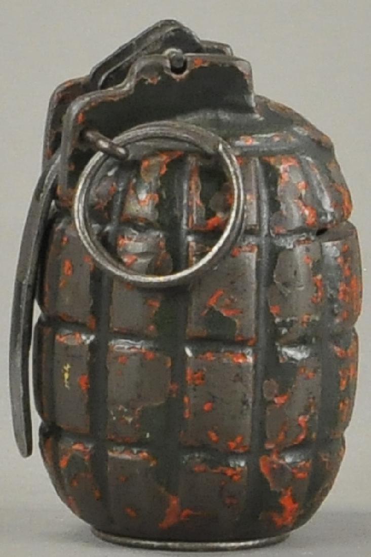 GRENADE STILL BANK: 464. Bertoia BASICS Online: GRENADE STILL BANK 3.75" h. All Original Condition.