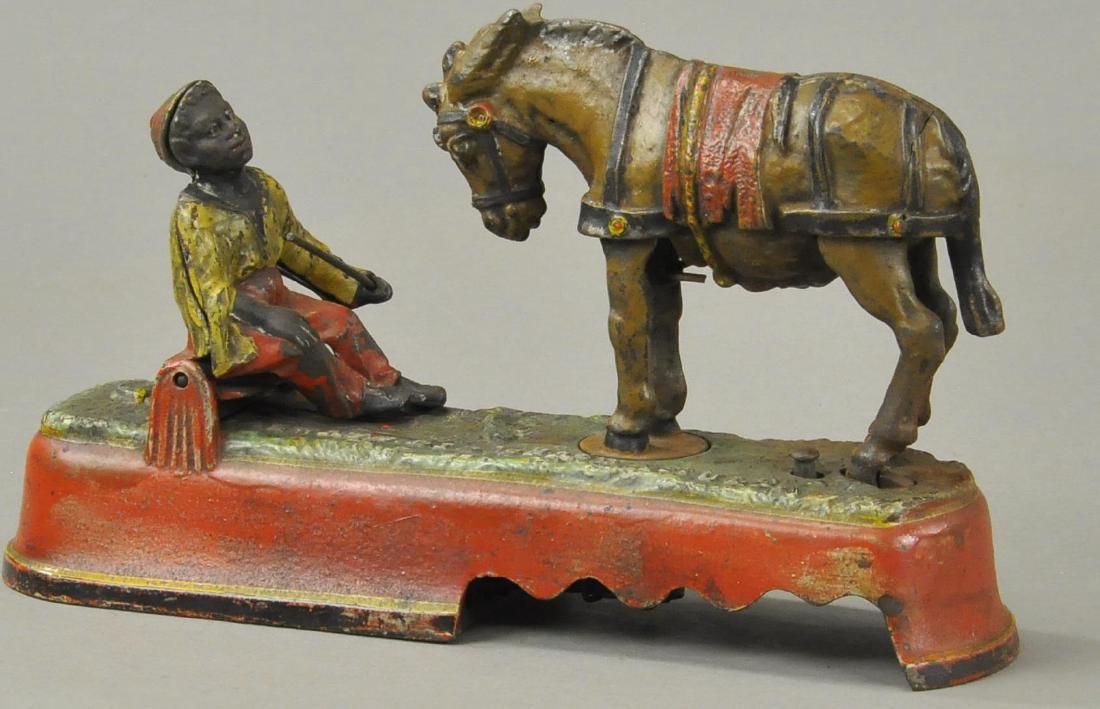 SPIES A MULE MECHANICAL BANK (1 of 3)