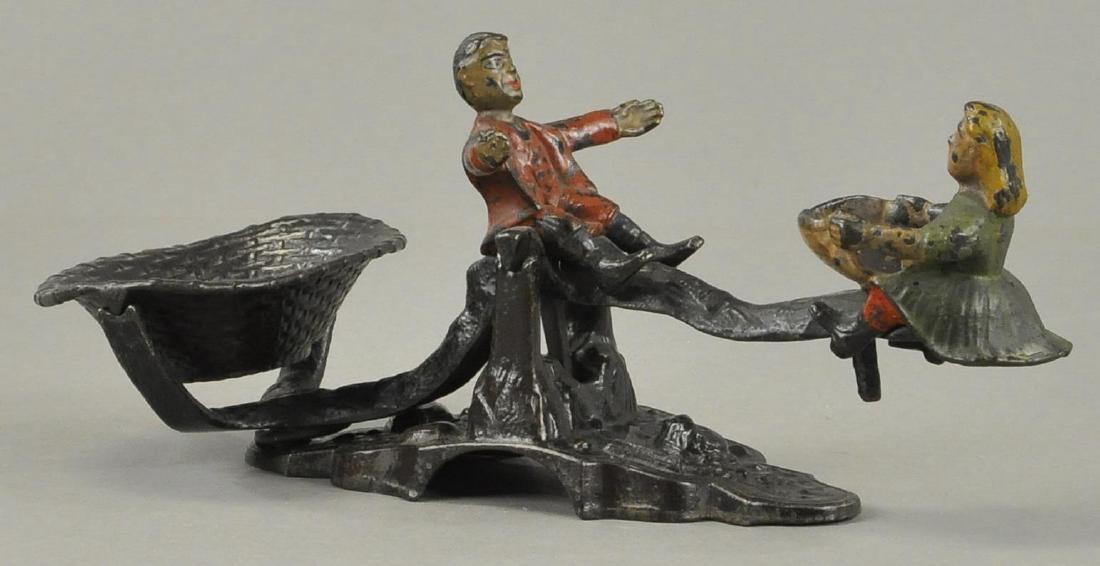 IVES CAST IRON PENNY CANDY SCALE (1 of 4)