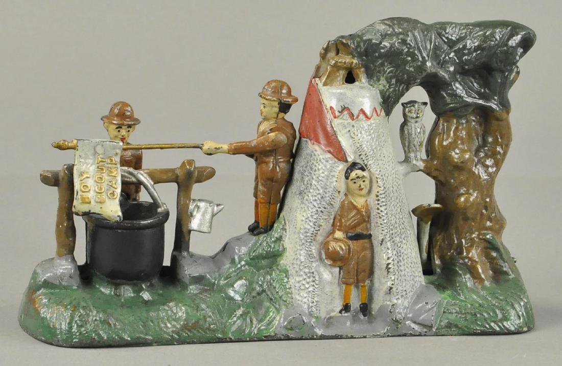 BOY SCOUT MECHANICAL BANK