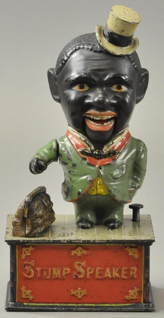 STUMP SPEAKER MECHANICAL BANK (1 of 3)