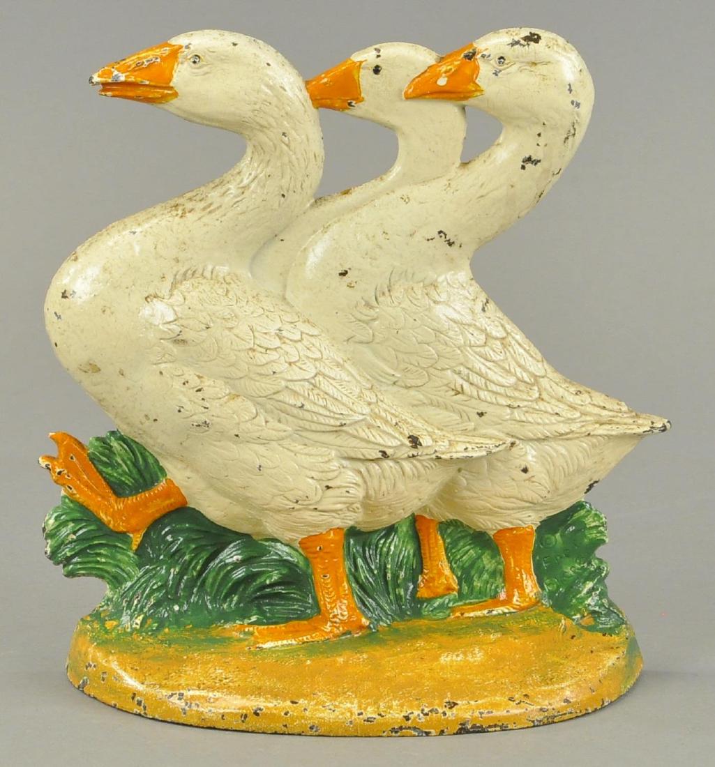 THREE GEESE DOORSTOP (1 of 2)