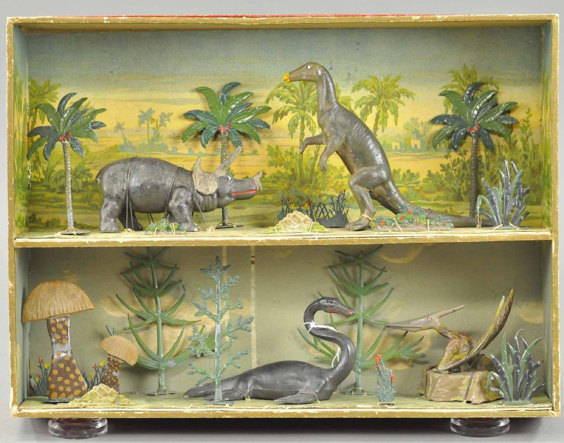 BOXED MIGNOT PREHISTORIC DIORAMA (1 of 3)